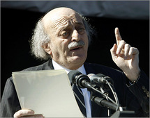 Druze leader Walid Jumblatt Druze leader Walid Jumblatt