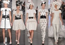 Gentle pastels colour Chanel haute couture collection Gentle pastels colour Chanel haute couture collection