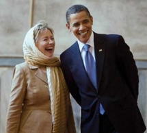 Obama and Clinton in Cairo 2009 Obama and Clinton in Cairo 2009