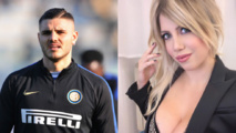 Icardi's wife's car hit by stone amid Inter tension