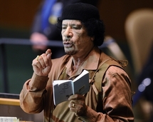 Kadhafi to stay out of Libya peace talks: AU panel