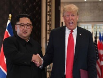 Kim Jong Un boards train for North Korea after Trump talks fail