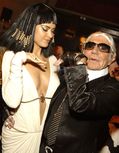 Stars come out for Cavalli at decadent Milan show Stars come out for Cavalli at decadent Milan show