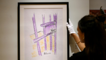 Nelson Mandela's cell door drawing sold for more than 100,000 dollars