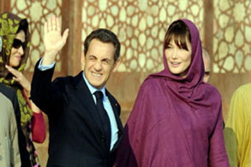 French leader Sarkozy, wife Carla have a baby girl French leader Sarkozy, wife Carla have a baby girl