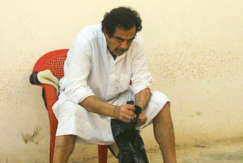 Saddam cell now unlit, dusty and missing a commode Saddam cell now unlit, dusty and missing a commode