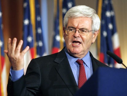 Gingrich under fire for 'invented' Palestinians jab