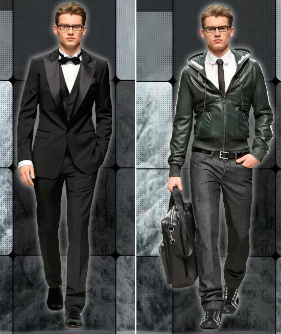 Dolce & Gabbana's golden Baroque look in Milan Dolce & Gabbana's golden Baroque look in Milan