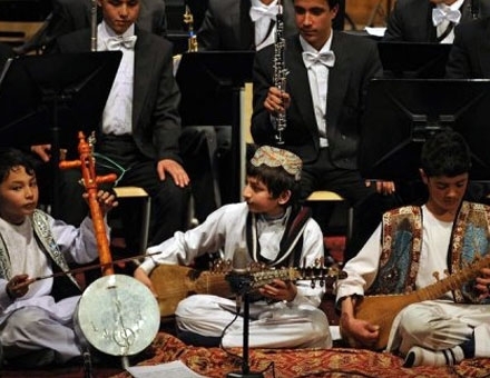 Afghan children dream of musical future