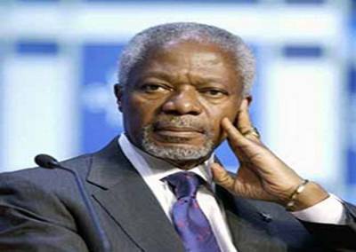 Annan warns Syria conflict could spread, urges UN unity