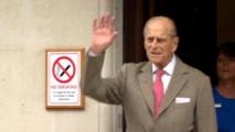 Fresh out of hospital, Britain's Prince Philip turns 91