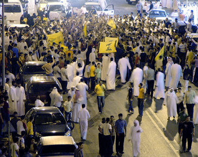 Saudi police fire on Shiite protest: witnesses