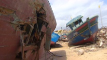 Old migrant boats set on fire in Italy's Lampedusa