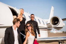 The rich are flying again — in the comfort of their private jets