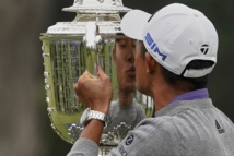 Collin Morikawa drives into the history books with PGA win