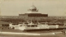 The durbar at Delhi of King George V and Queen Mary of Britain.