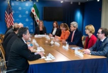 Syria opposition presses Kerry for US arms