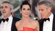Bullock called space, Clooney did yoga for 'Gravity' Bullock called space, Clooney did yoga for 'Gravity'