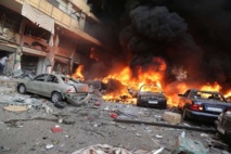 Lebanon car bomb kills two Hezbollah members: security Lebanon car bomb kills two Hezbollah members: security