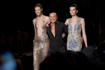 Floral silks at Marchesa, diamonds at Julian Macdonald Floral silks at Marchesa, diamonds at Julian Macdonald