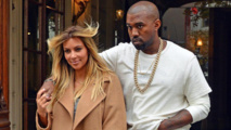 Kim Kardashian goes blonde at Paris Fashion Week Kim Kardashian goes blonde at Paris Fashion Week