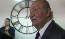 Controversial sculpture of Spain's ex- king on display Controversial sculpture of Spain's ex- king on display