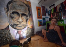 'Face of War': Ukraine artist creates Putin portrait with bullet shells 'Face of War': Ukraine artist creates Putin portrait with bullet shells