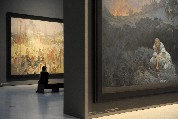 Tensions fly as Mucha's epic Slav paintings set for tour Tensions fly as Mucha's epic Slav paintings set for tour