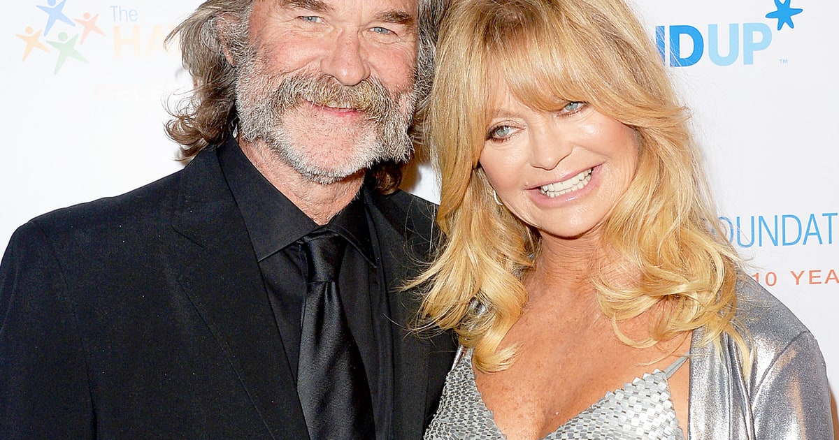 Goldie Hawn Kurt Russell Get Hollywood Stars