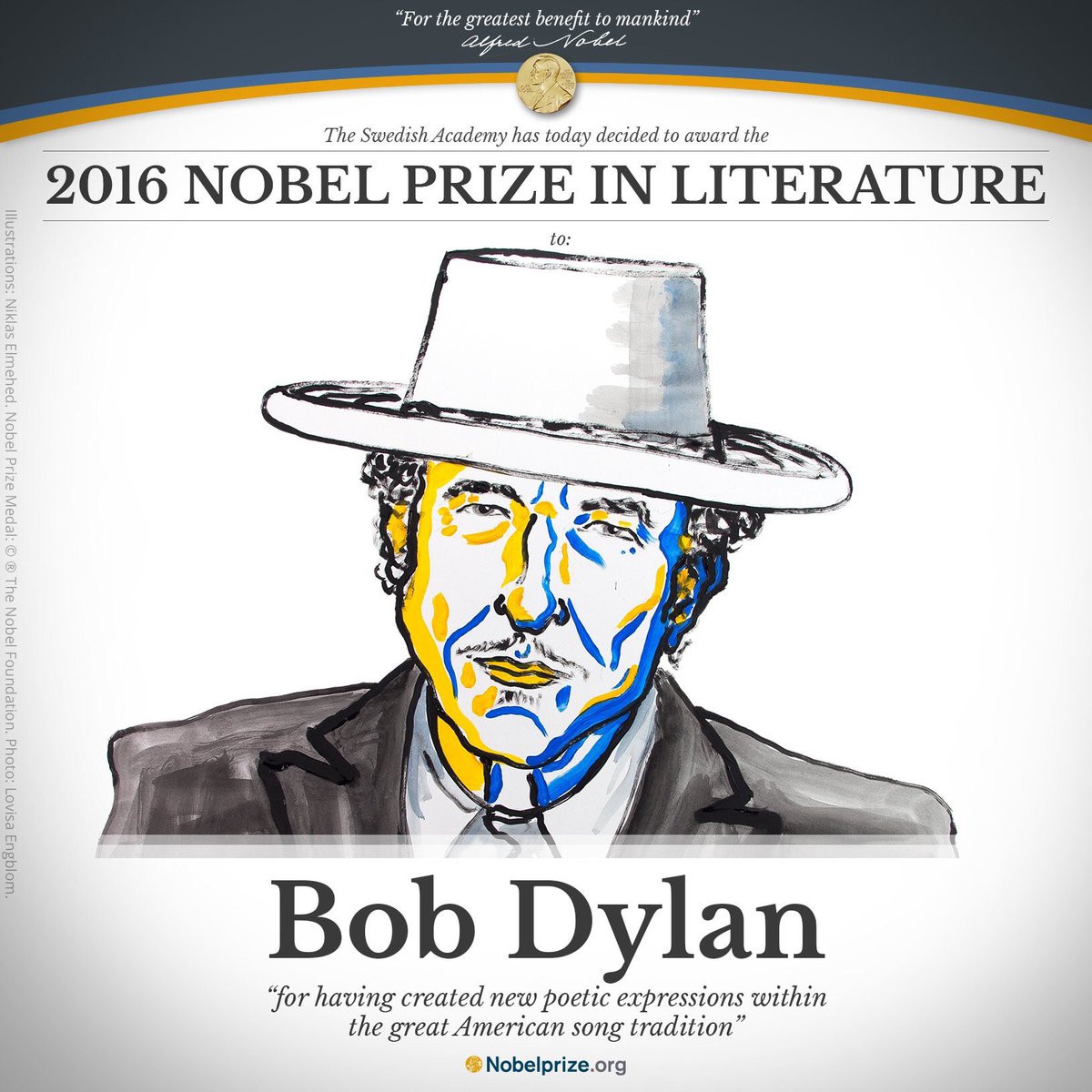 Dylan accused of lifting passages of Nobel lecture