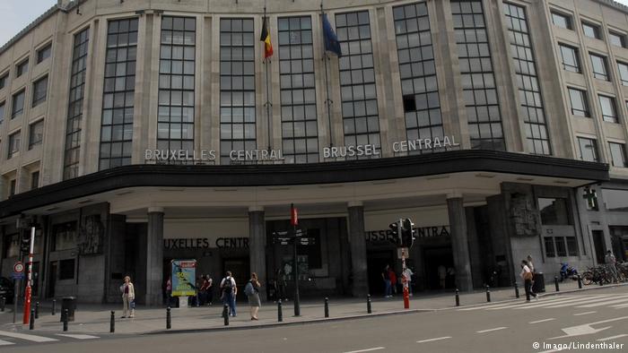 Explosion rocks Brussels train station, one suspect shot