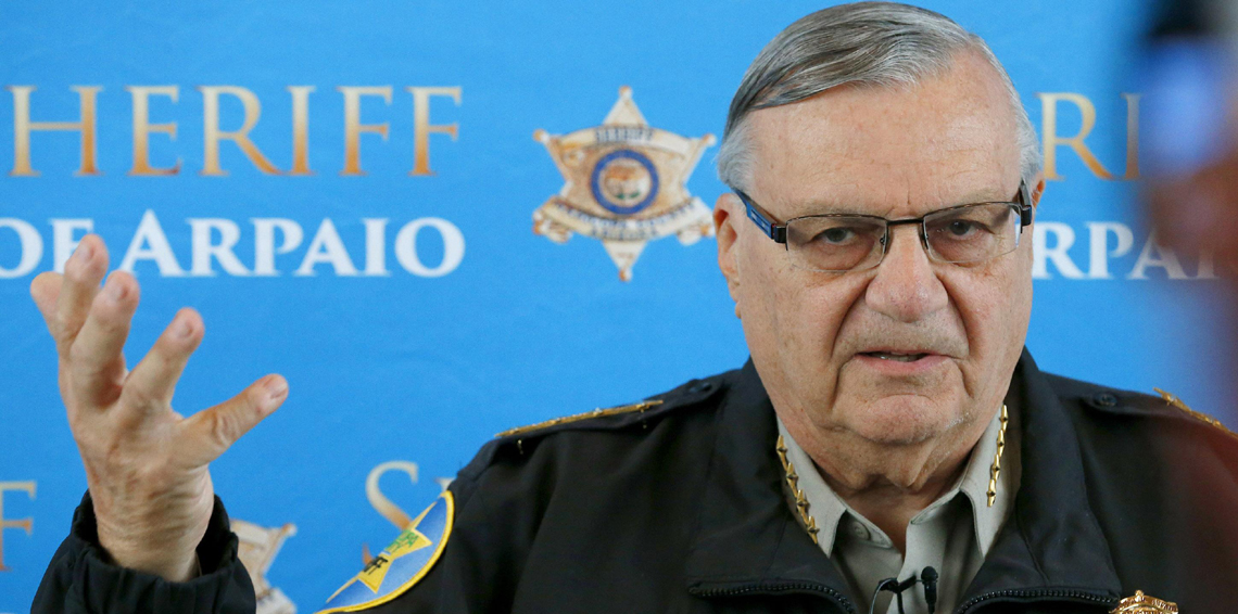Judge declines to clear conviction for pardoned ex-sheriff Arpaio