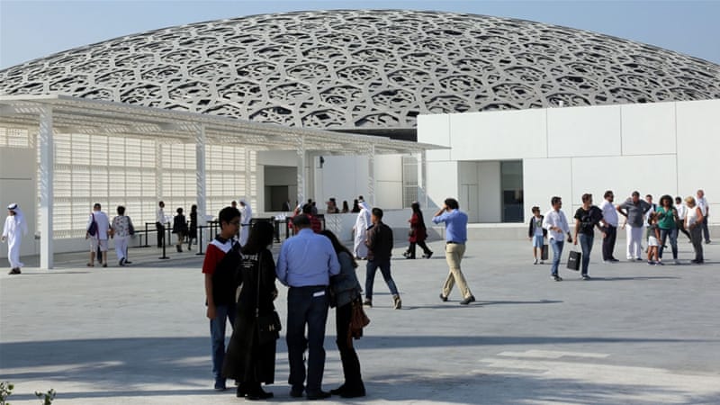 the new Louvre museum in Abu Dhabi