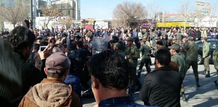 Iran officials blame Islamic State as two demonstrators reported dead