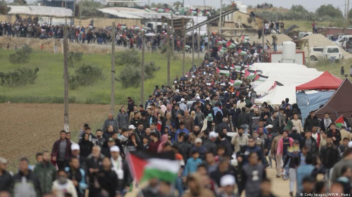 Gaza Strip march: at least 15 killed, 1,400 injured by Israeli troops