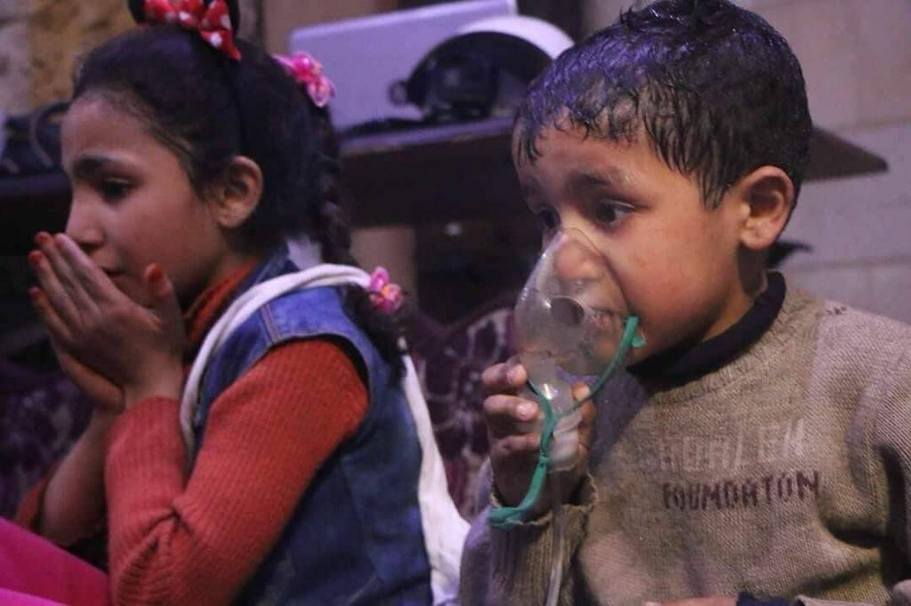 At least 70 dead after alleged chemical attack in Syria, rescuers say