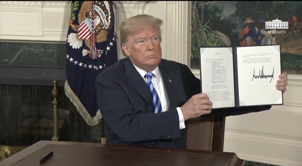 Trump pulls out of Iran nuclear deal in blow to European allies Trump pulls out of Iran nuclear deal in blow to European allies