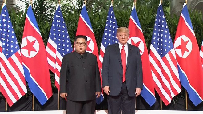 Trump calls Kim 'very talented man' who 'loves his country very much'