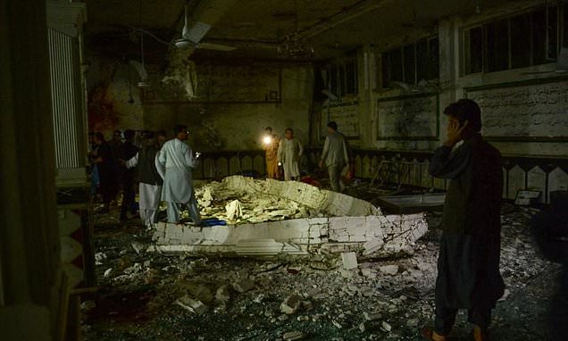 At least 20 dead in bombing at Afghan Shiite mosque