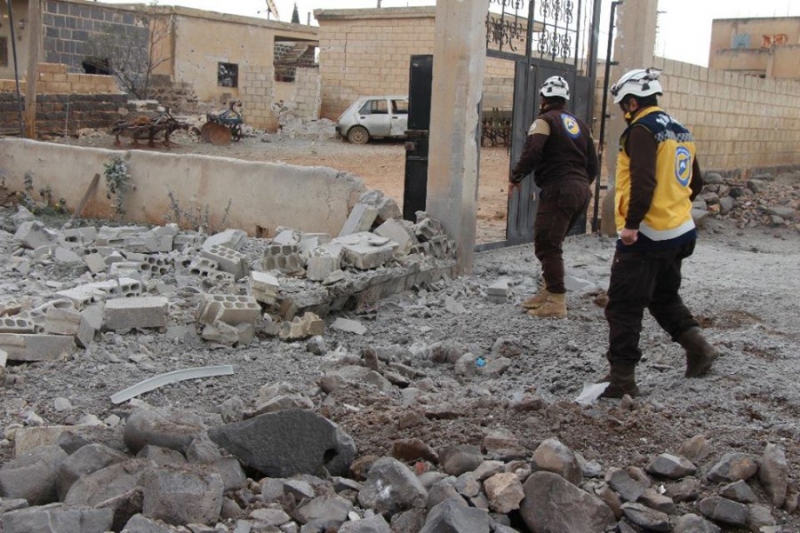 Airstrikes on Idlib and shelling on north Syria kills 50 people