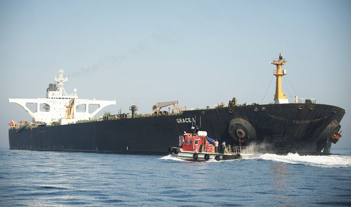 US announces warrant for Iranian oil tanker Grace 1