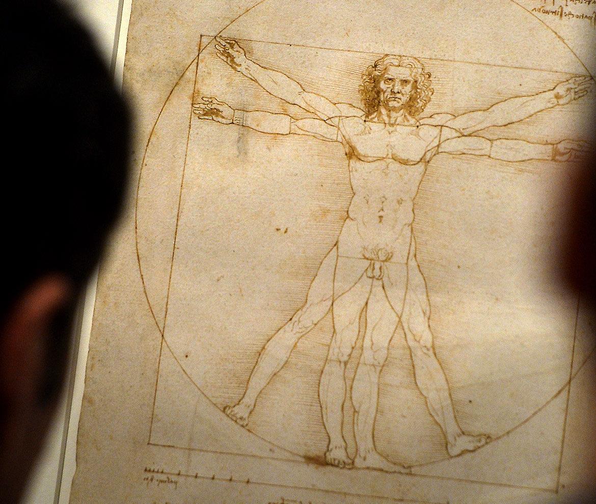 Italy to loan Leonardo's famous 'Vitruvian Man' drawing to France