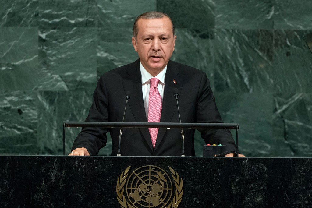 Erdogan takes case to UN for 'safe zone' in Syria to host refugees