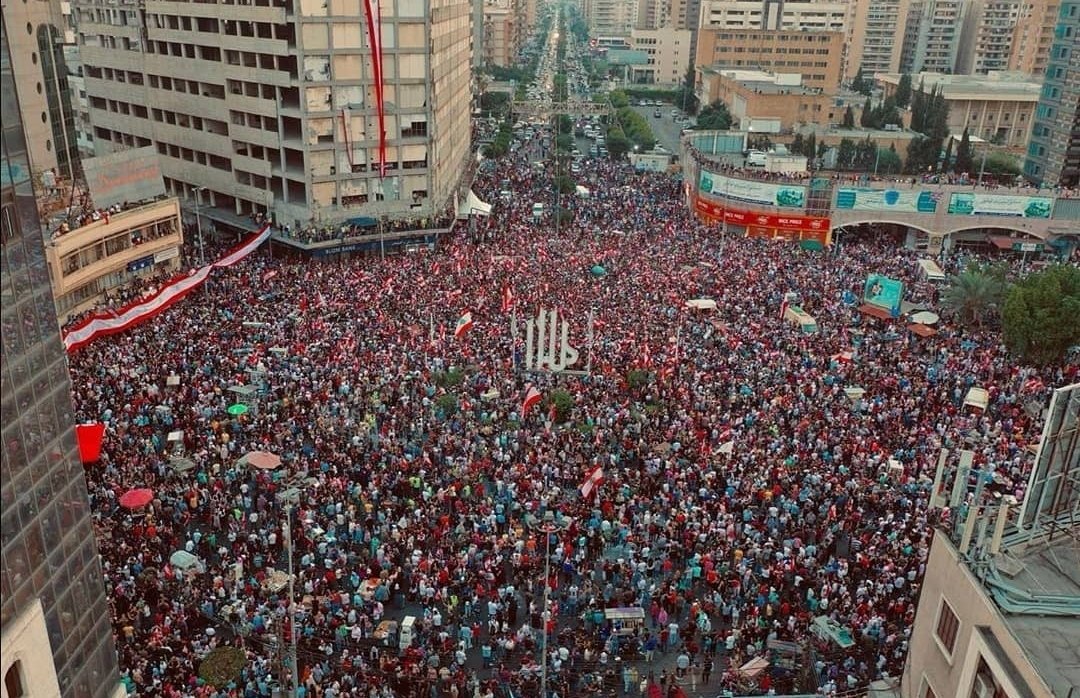 Protest and party: Lebanese crowds demonstrate, sing and dance