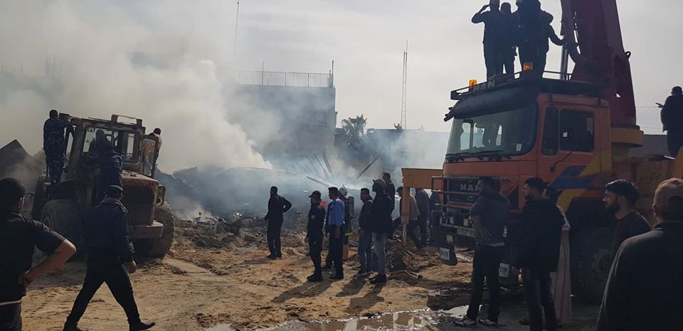 Nine killed, more than 50 injured in fire, explosion at Gaza bakery