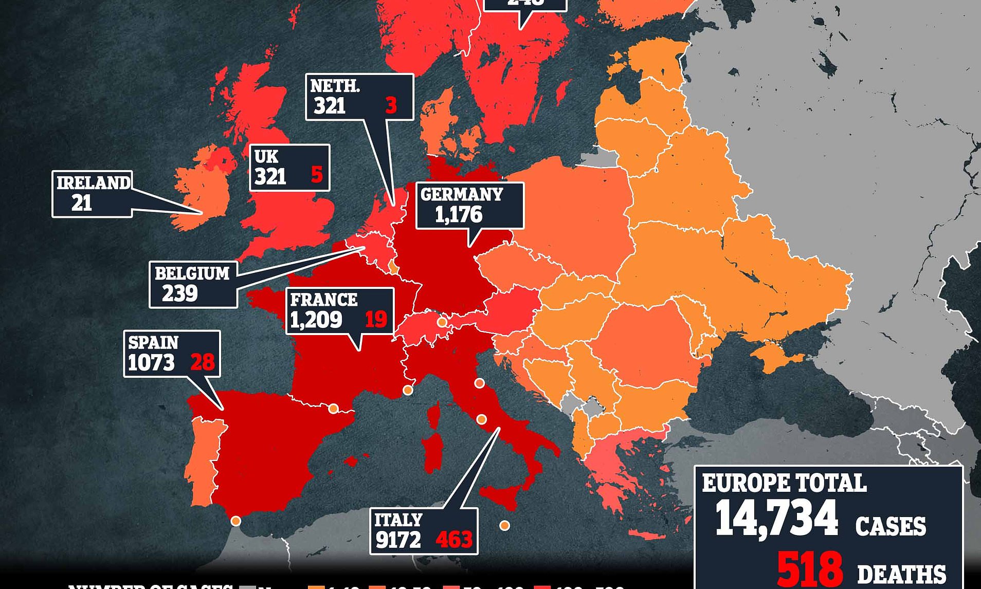 France eyes six-week lockdown as virus deaths pass 1,000