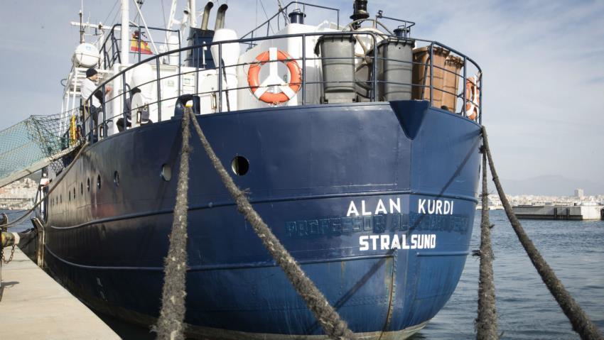 German ship Alan Kurdi rescues 133 migrants at sea