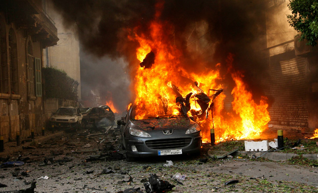 Suicide car bomb kills three at Lebanon army post