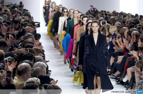 Power dressing for 'warrior' women at Paris fashion
