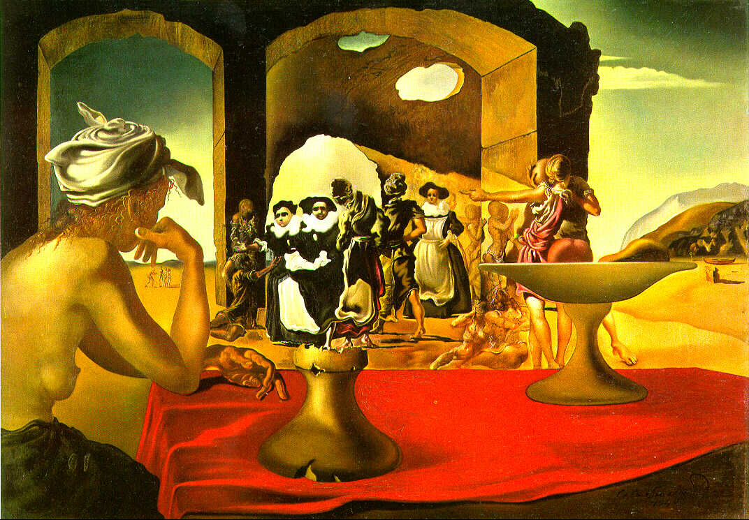 Oil painting certified as early work by Dali Oil painting certified as early work by Dali